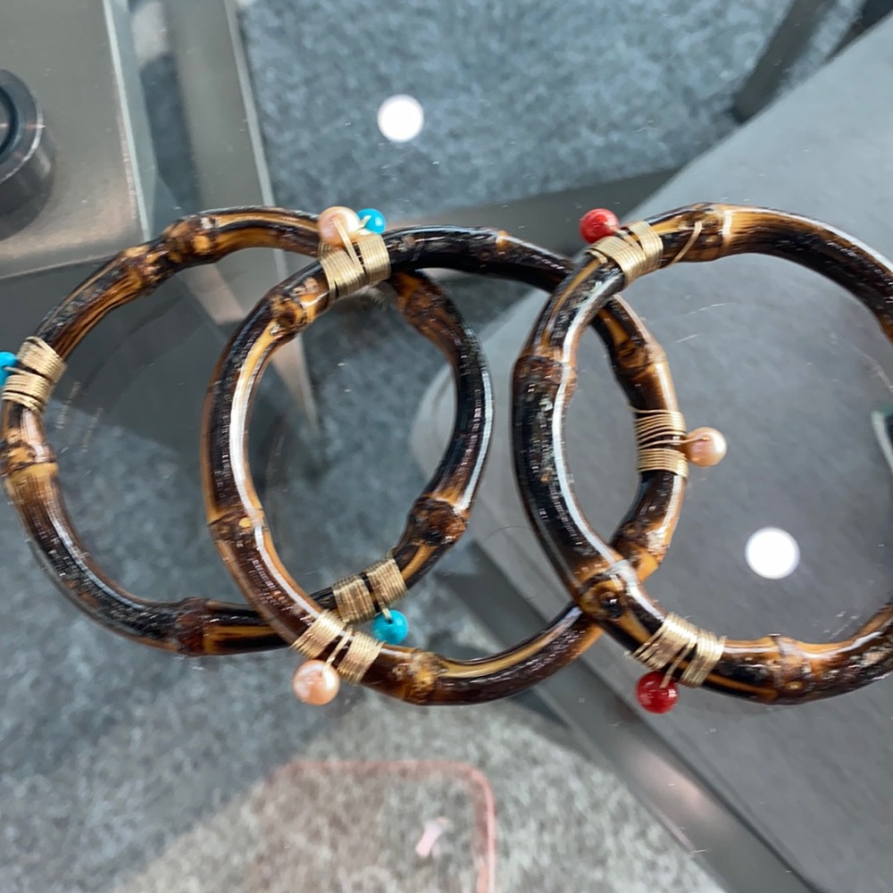3 bamboo bangles